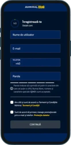 AdmiralBet login
